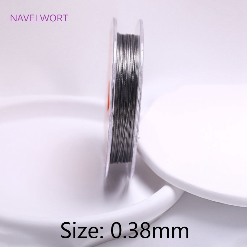 Fil de perles en acier inoxydable, 0.3/0.38mm, 1 rouleau, ligne de bain en degrés, multi-documents, bricolage, bijoux, accessoires de direction,: Rose
