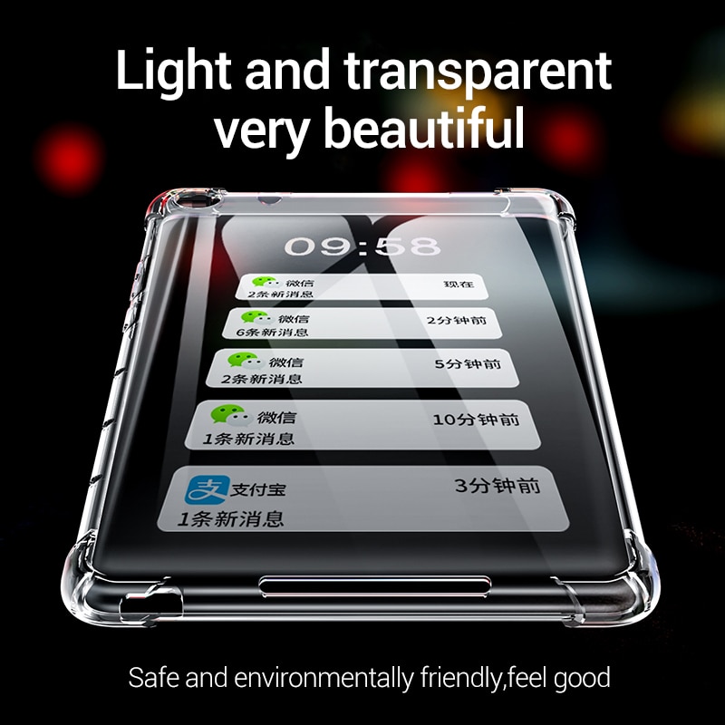 Shockproof Silicone Case for Huawei MediaPad MatePad T3 T5 T8S M3 M5 M6 Lite 8.0 8.4 10.1.8 Transparent Rubber Flexible Bumper