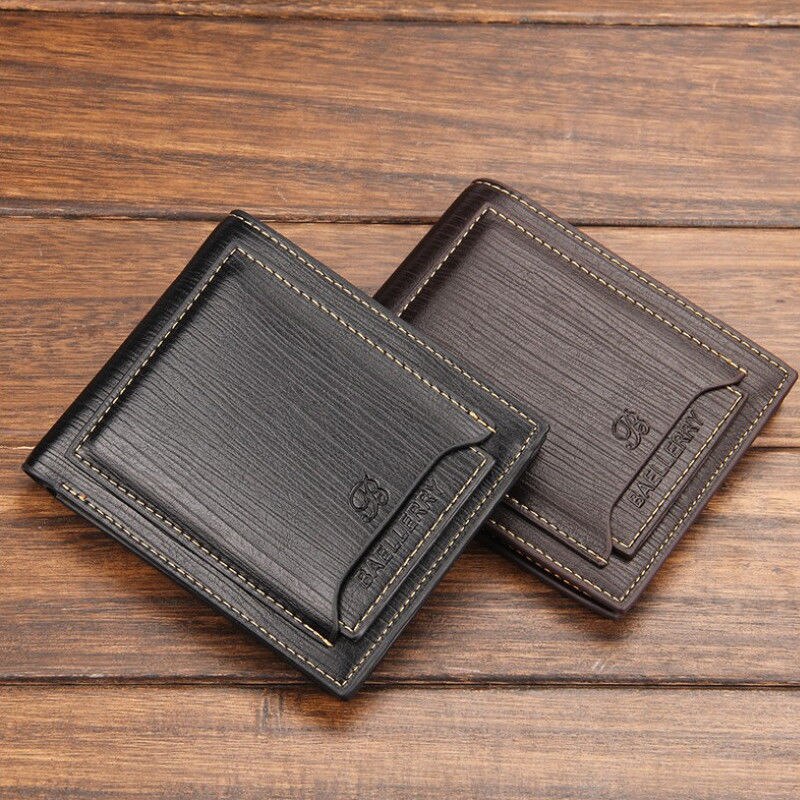 Mens Luxury Soft Leather Wallet Credit Card Coin Holder Purse UK