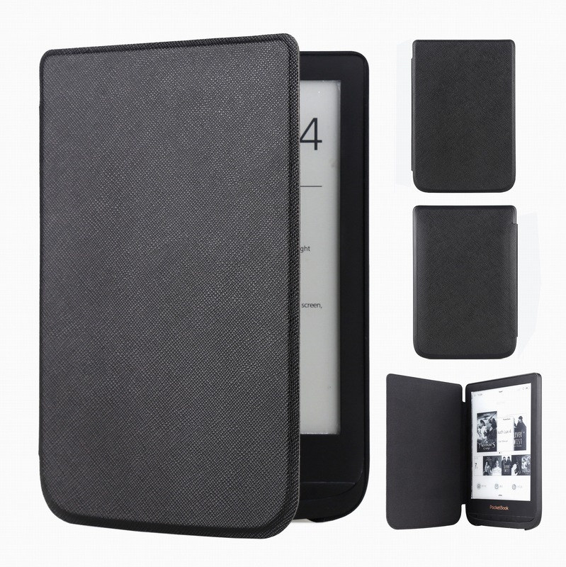Slanke Lederen Beschermhoes Voor Pocketbook Touch Lux 4 627 HD3 632 Basic2 616 Ereader
