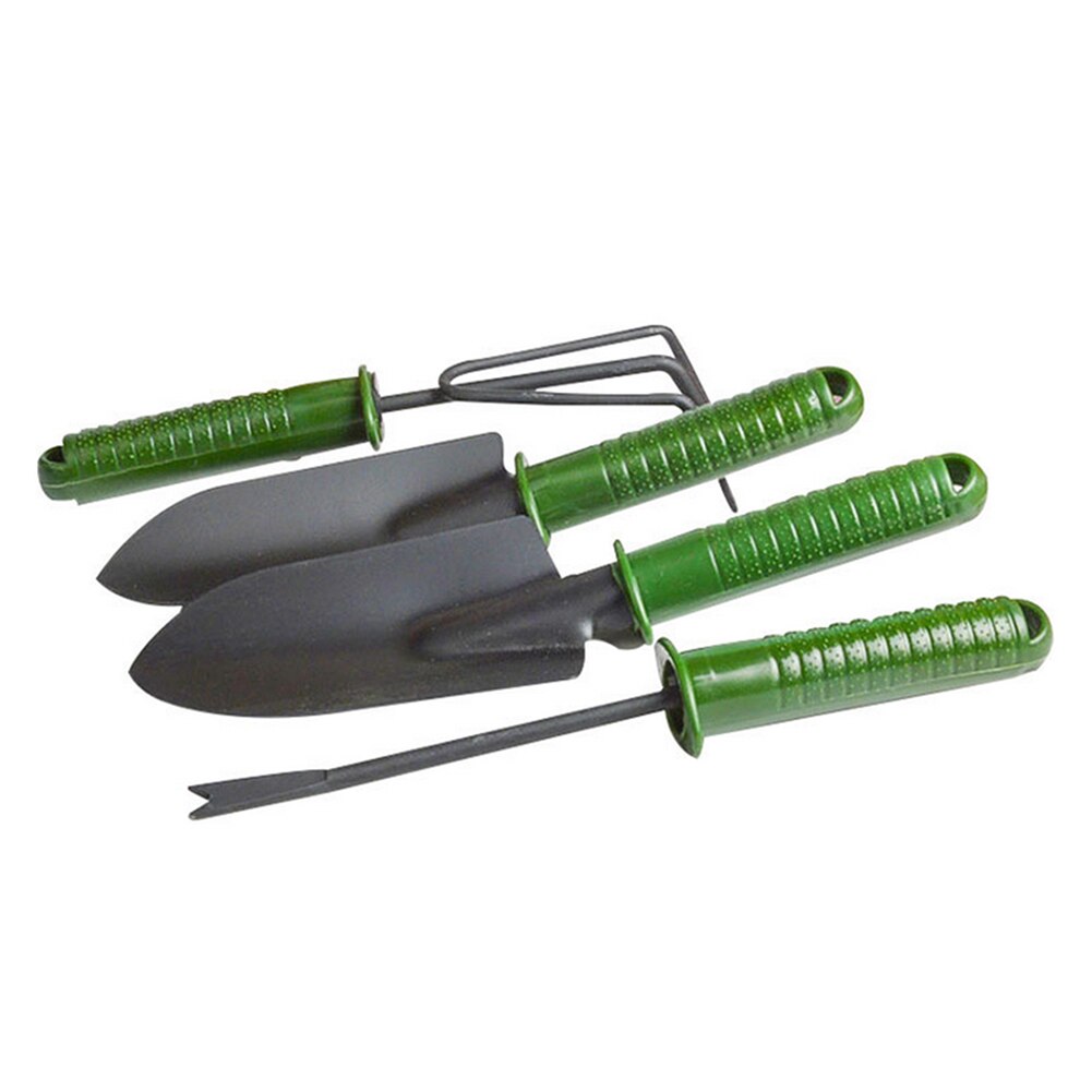 4 Pcs Gardening Tool Set Combination Flower Planting Shovel Garden Plastic Handle Four-Piece Flower Shovel Large