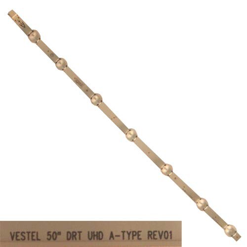 Tira 7 Led VESTEL 50 ''DRT UHD A-type REV01, Hitachi 50HK15W64I
