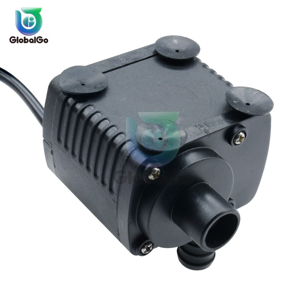 Jt -280 ip68 vandtæt mini vandpumpe ultra-støjsvag nedsænket akvariepumpe 200-450( l/h ) 12v 6w dc børsteløse mikro vandpumper