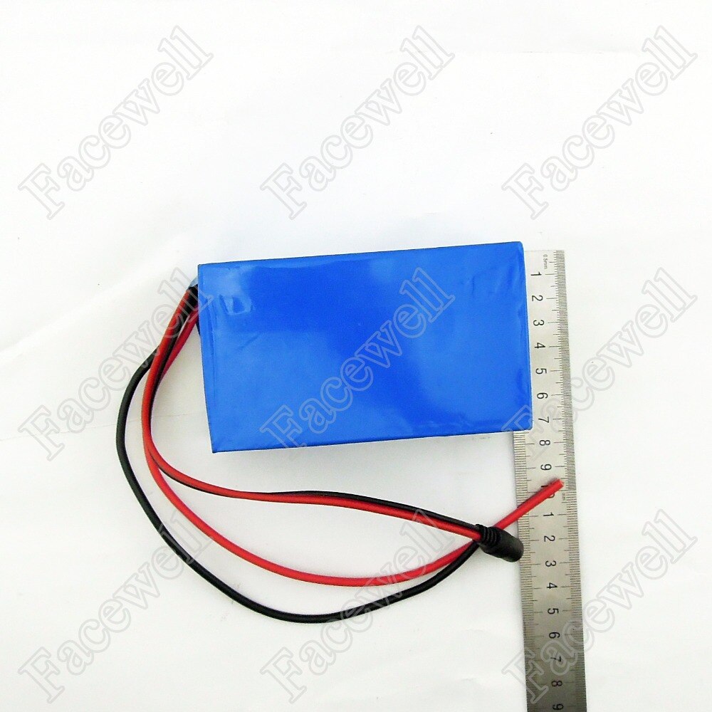 12v 12Ah Lithium battery li-ion battery pack DC plug high discharge rate 20A battery pack for wireless cctv camera lighting