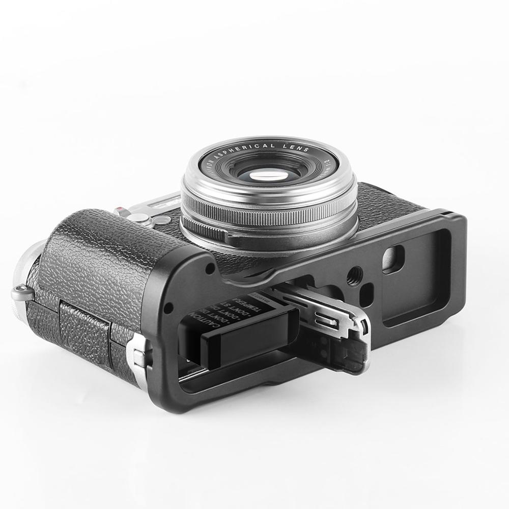 Meike MK-X100V Hand Grip Quick Release L Plate Bracket For Fuji X100V Fujifilm X-100V camera