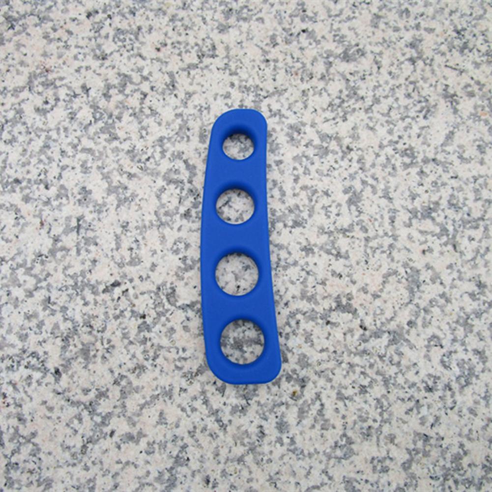 Silicone Shot-Loc Hand Grip Extensor O-Shaped Basketball Shooting Trainer Finger Gripper Exerciser Elastic Resistance Pull Band: Blue M