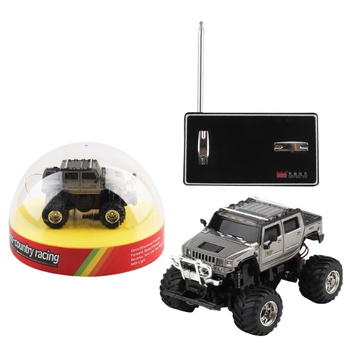 Mini lille fjernbetjening off-road køretøj børn fjernbetjening bil legetøj: Titanium