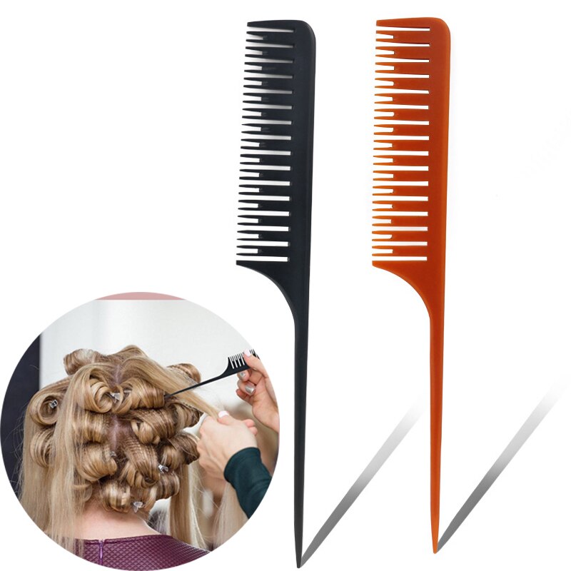 1Pc Professionele Trendy Kam Goede Taaiheid Hoge Temperatuur Weerstand Anti-Statische Tip-Staart Haar Benadrukken Kam Voor stylist kappers benodigdheden barber accessories kammen kam borstel haar kapper spullen