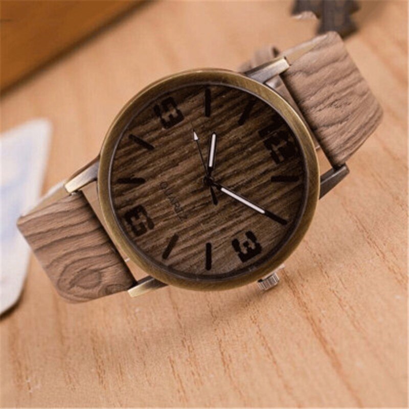 Mode creatieve vrouwen Houten horloges voor vrouwen meisje Dames Jurk Horloges Naties Quartz Horloge mannen Relogio masculino