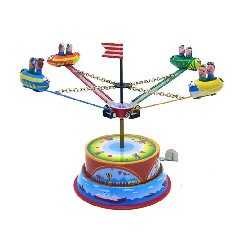 Antieke Tin Speelgoed Wind Up Speelgoed Metalen Ambachtelijke Robot Collection Fotografie Props Kerst Cadeau