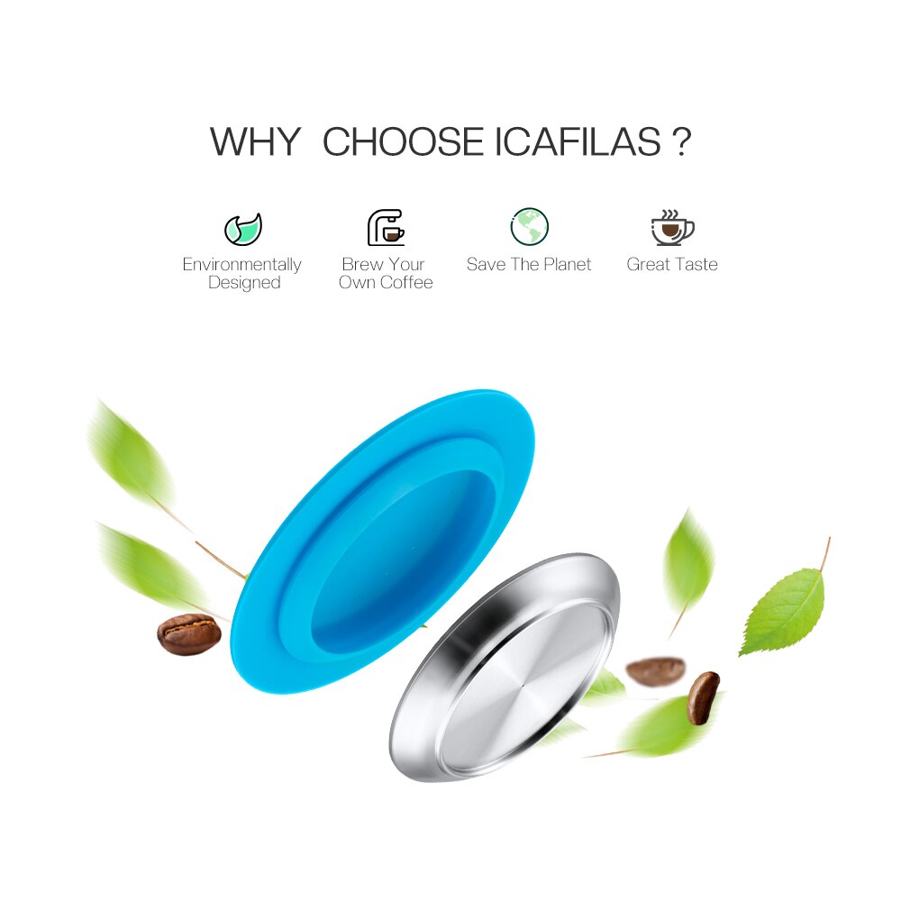 Cápsulas de café rellenables para Nespresso Zenius, filtro de café reutilizable, máquina de Crema Espresso