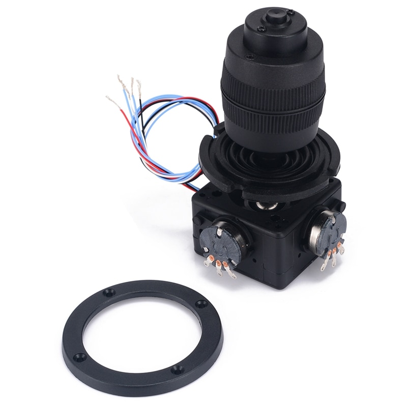 Controle potenciômetro eletrônico de 4 eixos com botão para 10k 4d e fio industrial