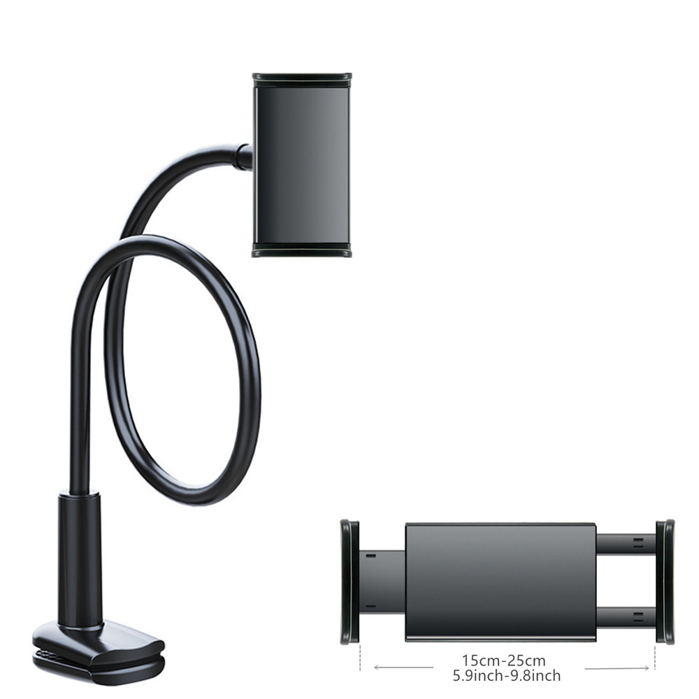 Grote Maat Tablet Houder 82Cm Lange Arm Bed Tablet Mount Voor Ipad Air Pro Mini Tablet Stands Clip Beugel 4.7 Tot 12.6 Inch Tabs: GRIJS