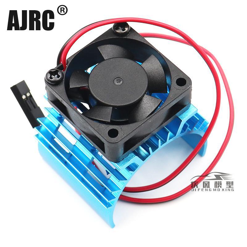 Piezas de control remoto para coche eléctrico, cubierta del disipador de calor del Motor sin escobillas, ventilador de refrigeración para coches de Control remoto 1:10 HSP 540 550 3650, disipador de calor del Motor