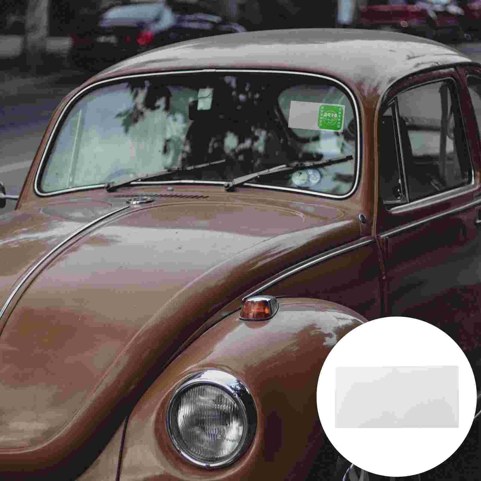 10pcs Adhesive Parking Permit Holder without Number Holder for Car Windshield