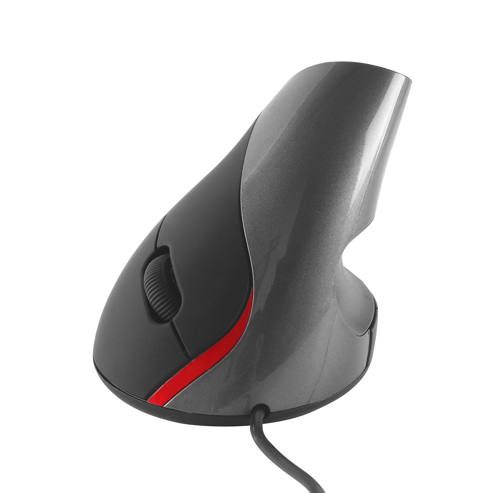 Chyi Bedrade Ergonomische Verticale Muis Usb Kabel 1600 Dpi Optische Pc Mause Gamer 5D Computer Gaming Muizen Voor Laptop Notebook: GRAY