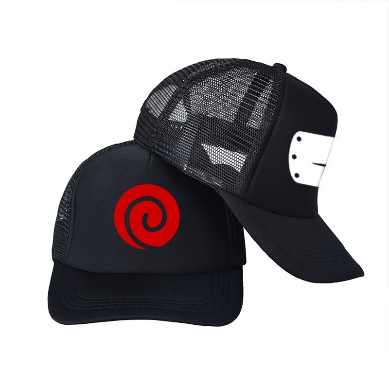 Anime Naruto Akatsuki Uchiha Itachi Cosplay Hütte Konoha Kakashi Leinwand Baseball Kappe Hüte Demo Atmungs Sonnenhut Einstellbar Kappen