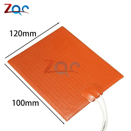 DC 12V 12W Silikon Gummi Heizung Panel Konstante Temperatur Heizung Panel Platte 100*120mm Für Heizung werkzeug