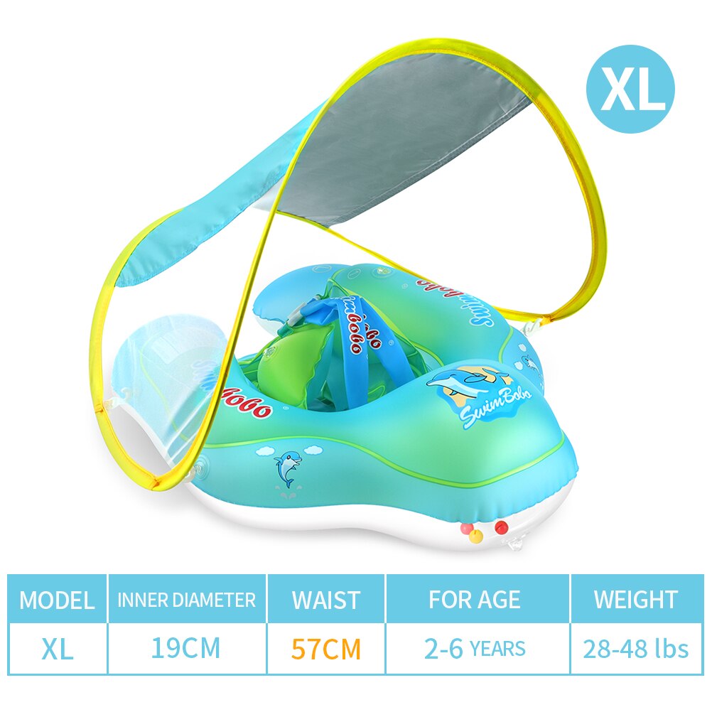 Uppgraderingar baby simning flytande uppblåsbar spädbarn flytande barn simbassäng tillbehör cirkel bad sommar leksaker småbarn ringar: Fb1027 pro-xl