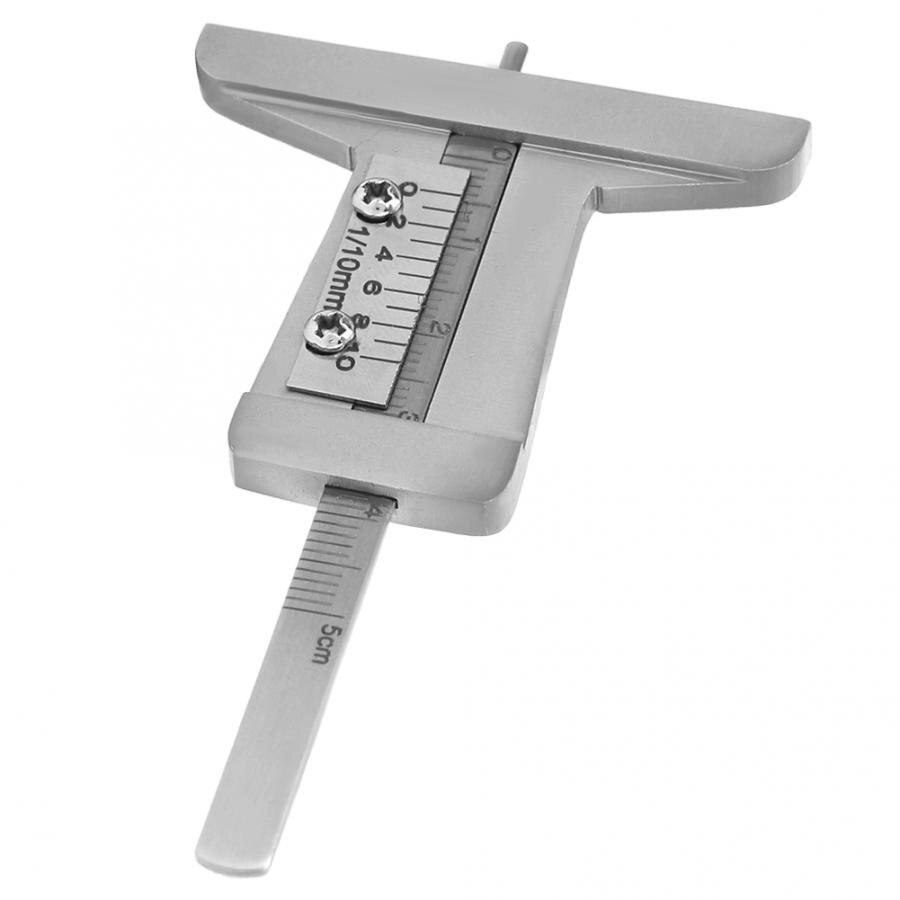 Tire Tread Depth Meter Stainless Steel Car Tyre Tire Gauge Meter Caliper for Car Truck Motorcycle 0-10mm