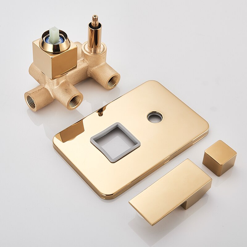 2/3 Manieren Badkamer Accessoires Badkamer Douche Mengkraan Enkel Handvat Wall Mount Koud Water Douche Kraan Messing Cartridge