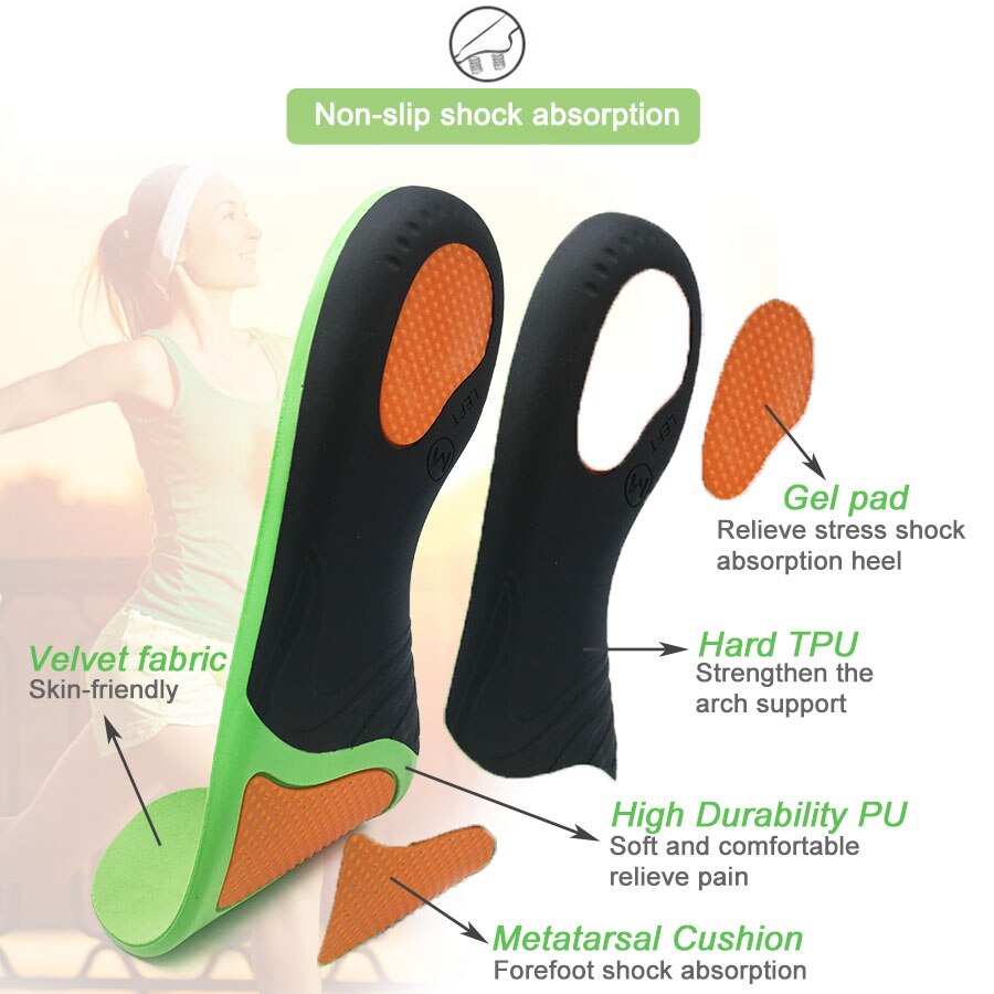 Beste Orthopädische Schuh Sole Einlegesohlen Für Schuhe Arch Fuß Erwachsenen Kind Orthesen Einlegesohle X/O Typ Bein corrigibil Flache fuß Arch Support