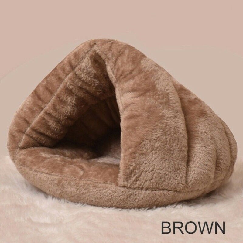 Triangle Pet Nest Pet Dog Cat Cave Igloo Bed Basket House Kitten Soft Cozy Indoor Cushion Kennel Pet Accessories