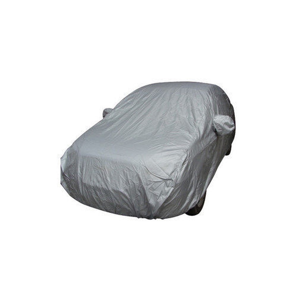 Universele Full Car Covers Sneeuw Ijs Stof Zon Uv Shade Cover Opvouwbare Licht Zilver Maat S-XXL Auto Outdoor Protector cover