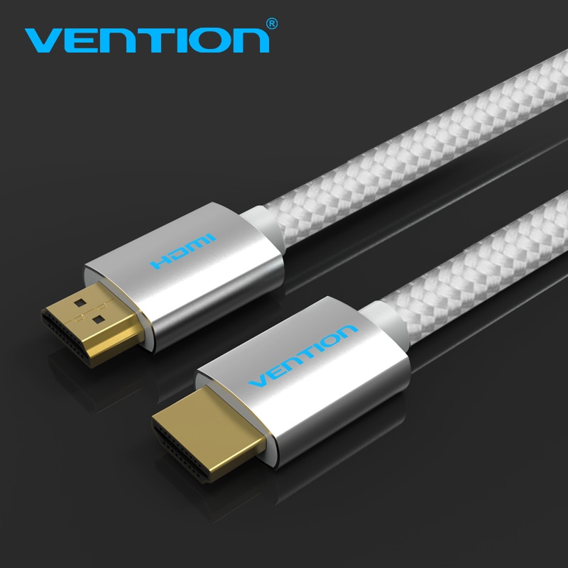 Ventie HDMI 2.0 Kabel 1m 1.5m 2m 3m 5m 10m 15m 4K 3D Katoen Gevlochten Kabel HDMI 2160P Met Ethernet Voor Projector LCD Apple TV