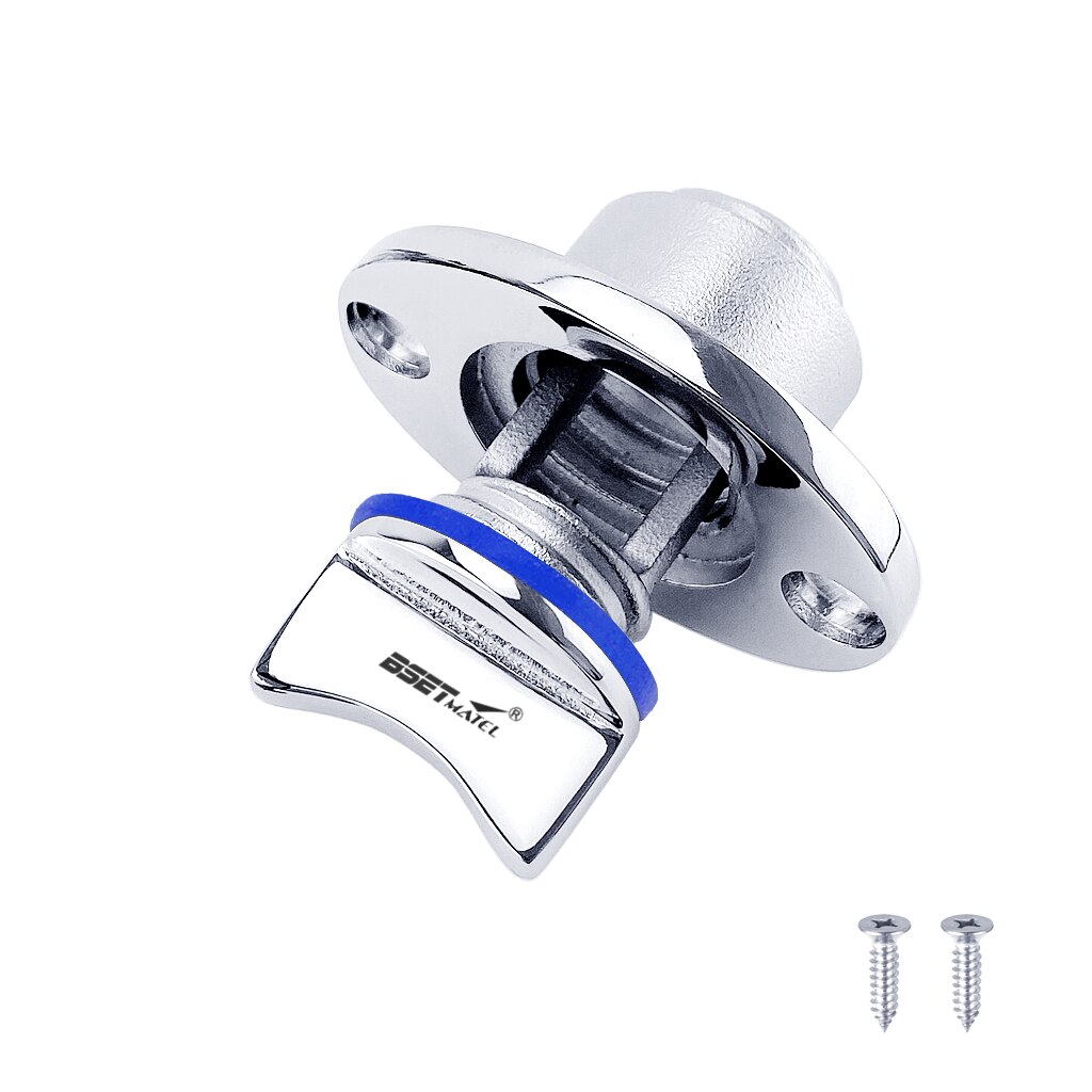 Universell 25mm 1 & #39 ;& #39 ; rustfritt stål 316 båt girbord akterspeil skrog dreneringsplugg stikkontakt propp skrog drenering kajakk kano tilbehør: Blå pakning