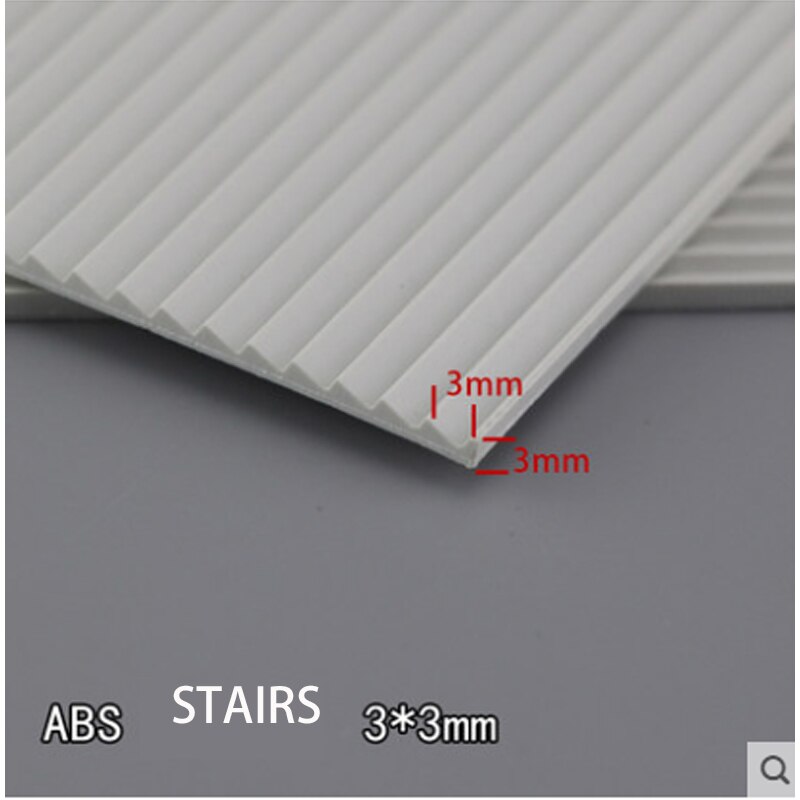ABS plastic DIY Miniature Landsape stairs for model Layout ABS model stairs board CC model store: B