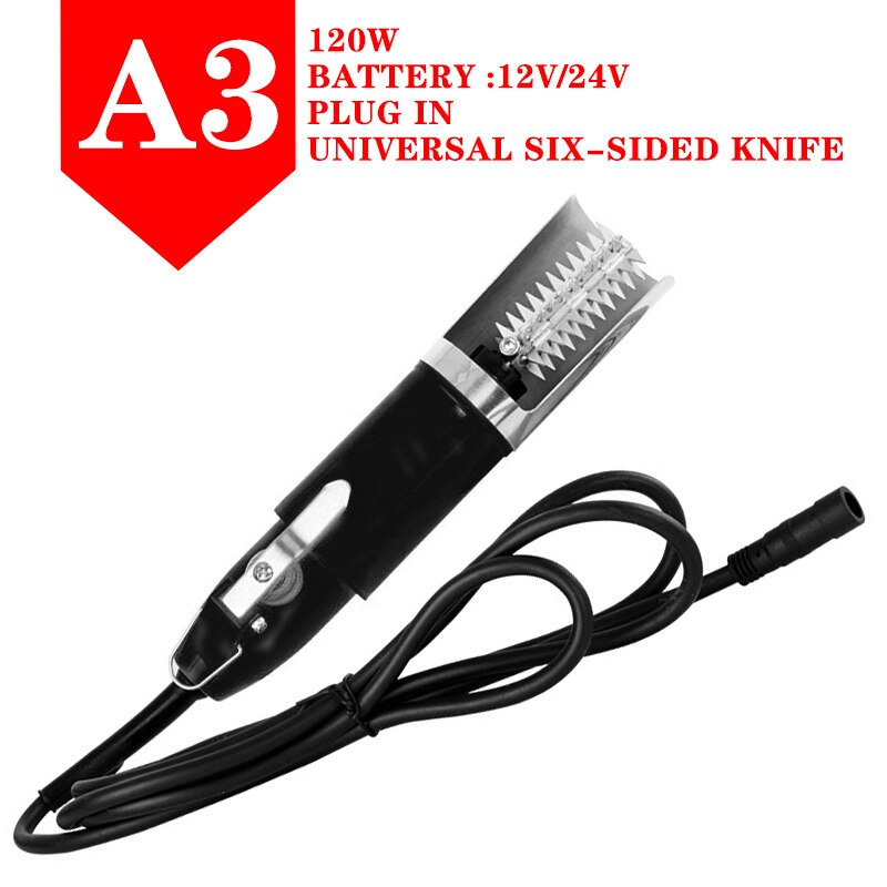 Máquina de descalcificación de pesca, báscula eléctrica Universal portátil de carga, limpiador de detergente de pescado, removedor, raspador de mariscos, 96W: A3