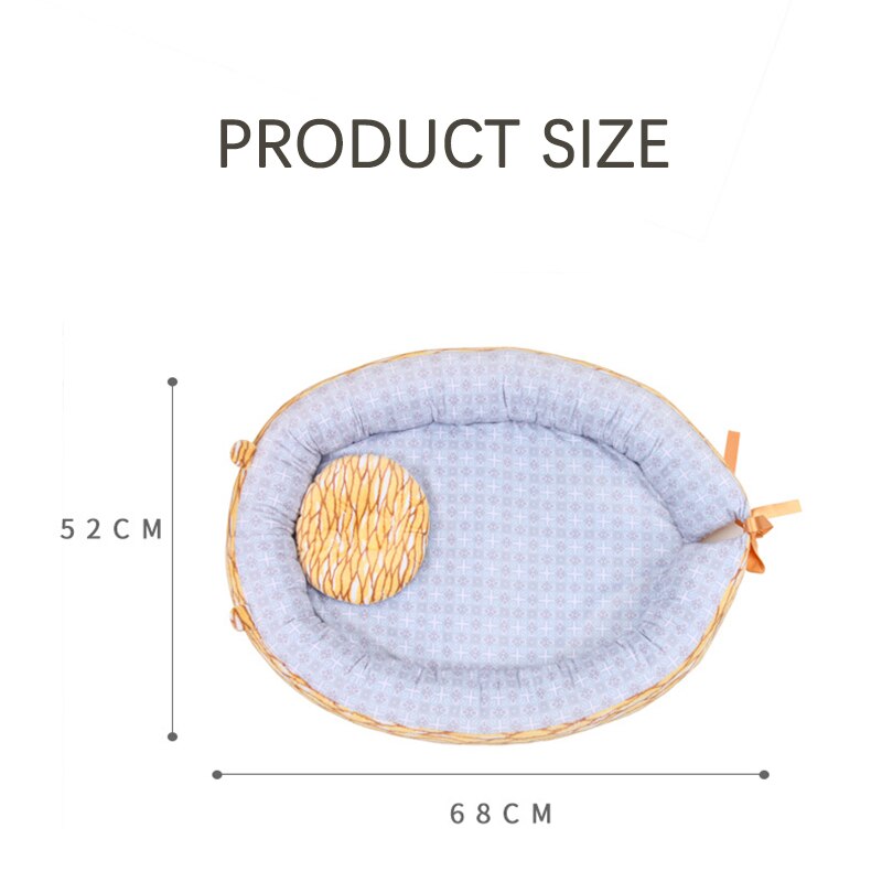 Baby Crib Stereotypes Anti-rollover Mattress Pillow For 0-12 Months Soft portable Cotton Baby Sleeping Positioning Pad Pillow