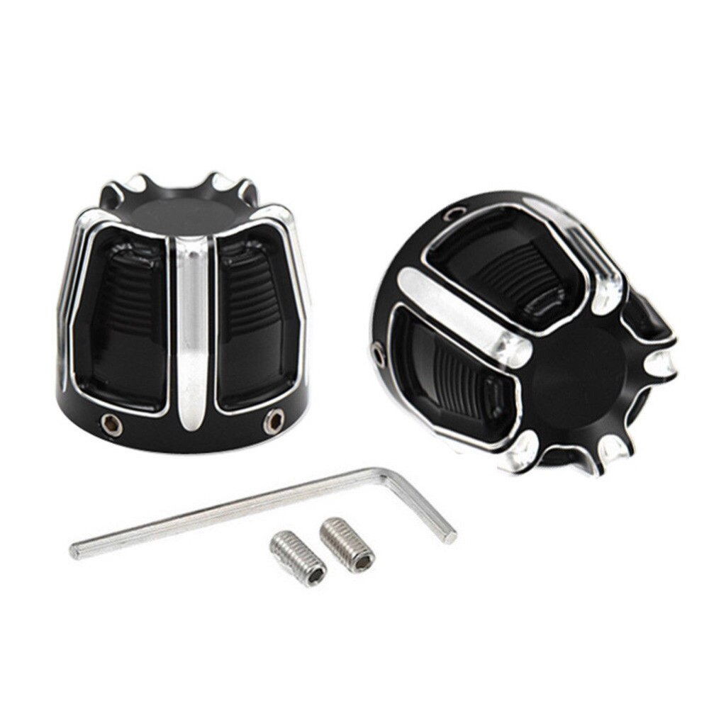 29mm motorsykler foraksel mutter deksel kapselbolt for harley sportster softtail fat boy dyna v-stang touring glide svart