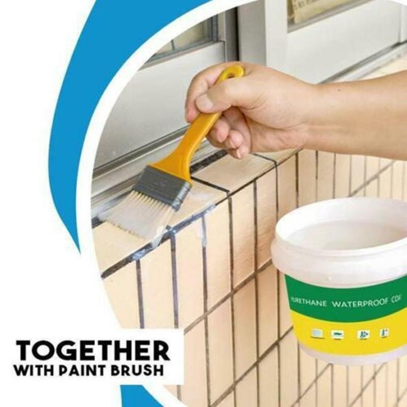 Pâte adhésive transparente en polyuréthane, 300ML, étanche, pour revêtement de toit, salle de bain, maison, O6W2