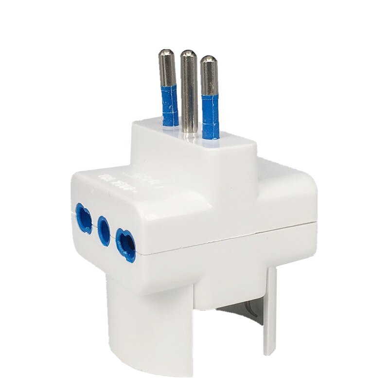Adaptateur de prise de voyage 3 en 1, italie, 3 voies, prise multi-ports, sortie AC100 ~ 250V 10A