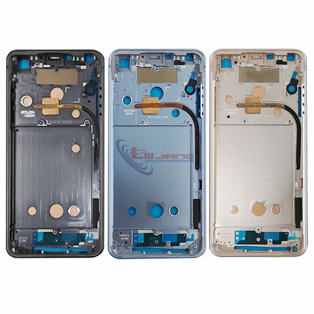 Original Front Middle Frame For LG G4 V30 V40 G3 G5 G6 Q6 Q7 V10 V20 V50 Bezel Frame Housing Face Plate Replacement Parts