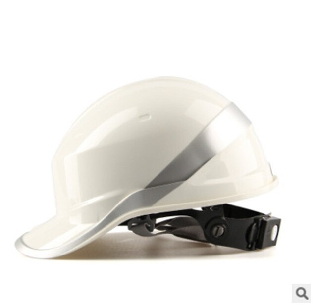 Hård hat, beskyttelseshætte, arbejdshætte, isoleringsområde, abs med fosforstrimmel, ødelæggelsessted, isoleringsbeskyttelse, hjelm, b: Blanco