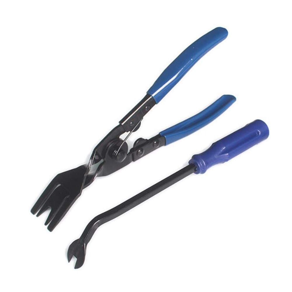 Car Headlight Removal Tool for Honda Toyota Hyundai VW BMW Kia Headlamp Repair Kit Clip Pliers Set Fastener Remover Trim Install: 2 Pcs Blue Color