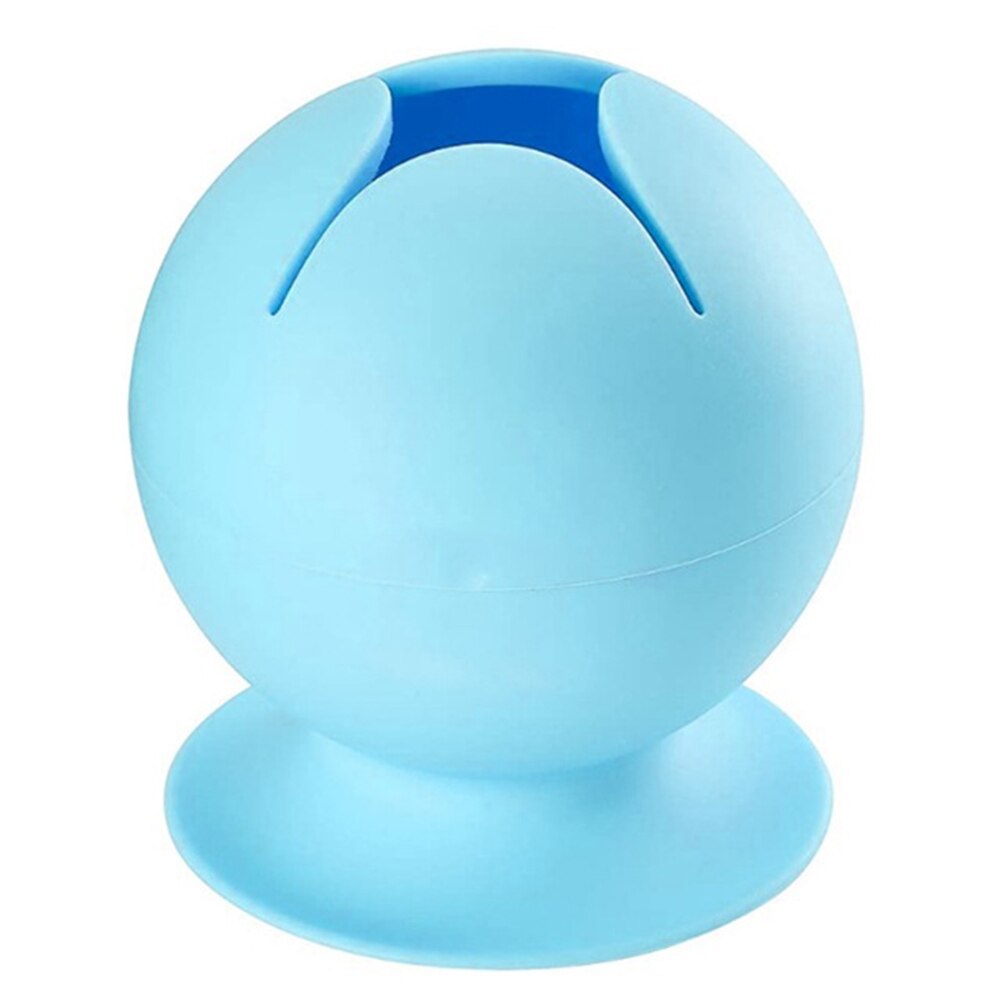 Handicraft Waste Collector Suctioned Vinyl Weeding Scrap Storage Collector Craft Weeding Tool DIY Handicraft Storage Box: Blue