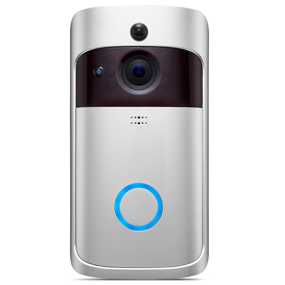 12v dc smart hus trådløs dørklokke wifi visuel dørklokke med kamera for sikkerhed