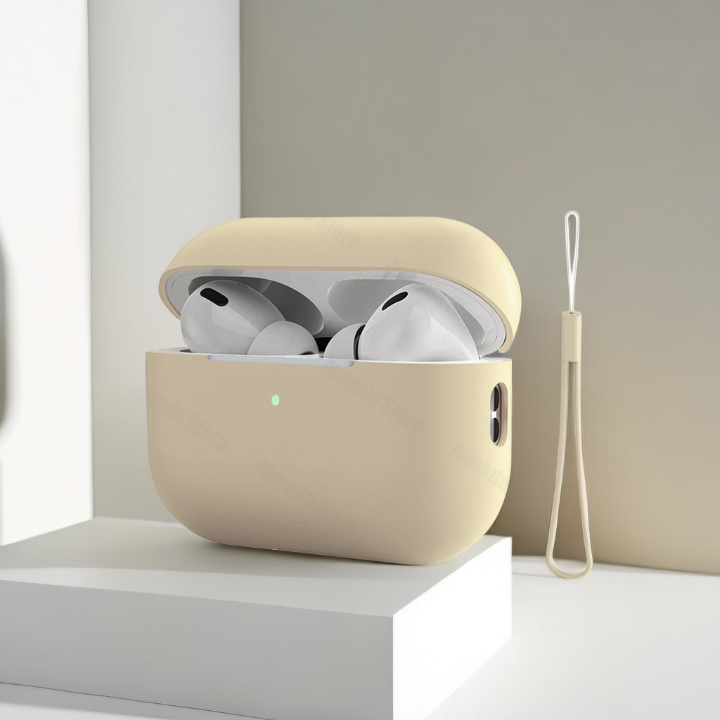 Custodia per Airpods pro 2 Custodia per cuffie senza fili in silicone tinta unita per Mela aria baccello pro2 Guscio protettivo di seconda generazione