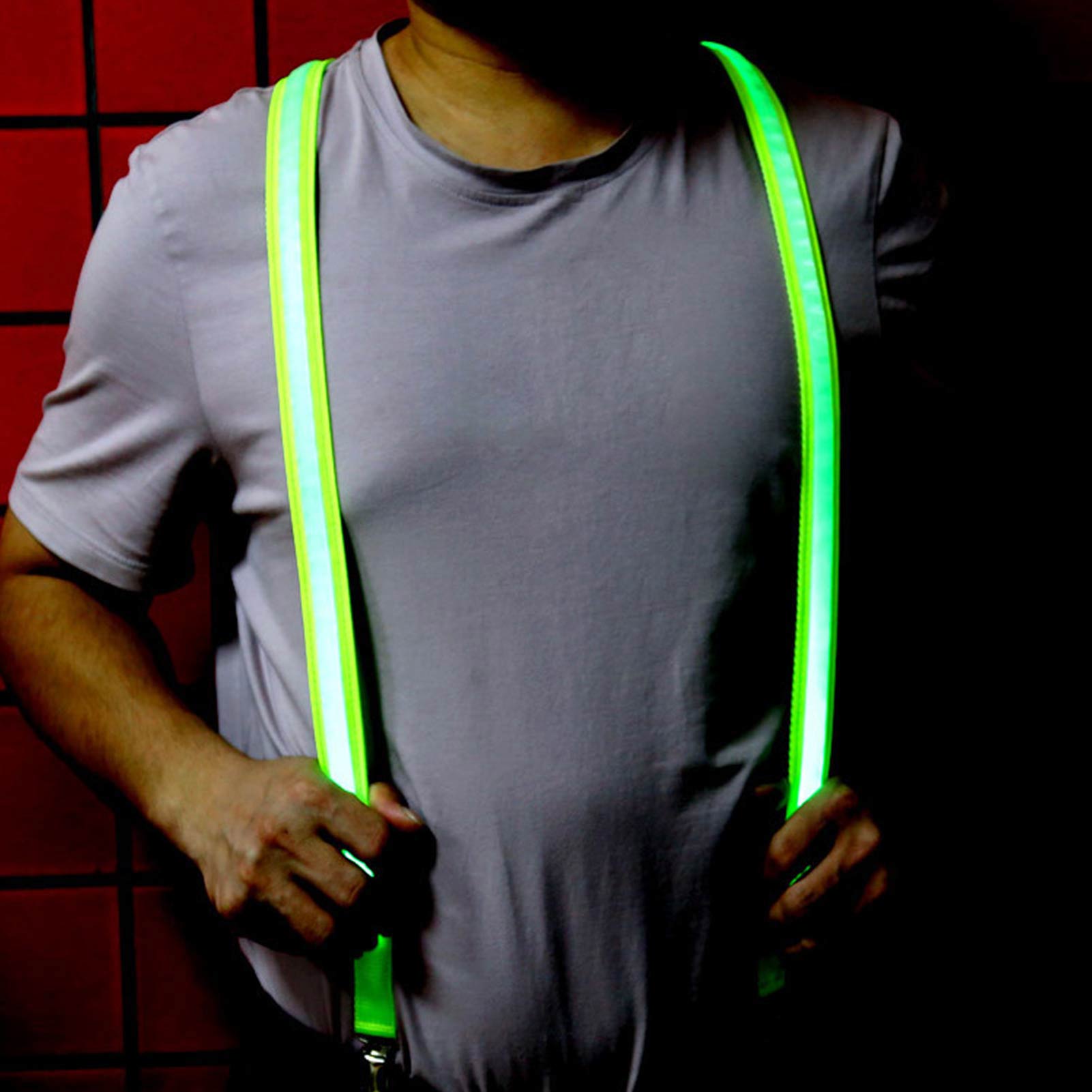 Led Lichtgevende Bretels Outdoor Night Hardlopen En Fietsen Usb Broek Band 3 Verlichting Modes Voor Night Running Fietsen Wandelen