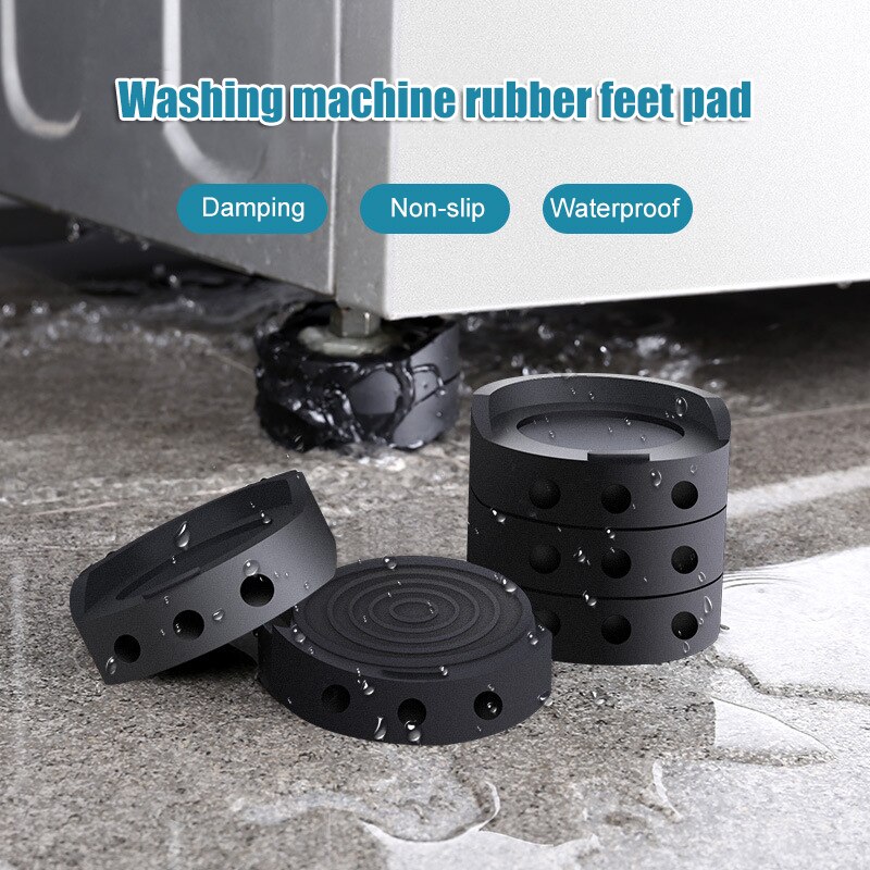 4 Stuks Anti Vibration Anti-Slip Pads Fit Alle Machines Geluiddempende Hoogte Verhoog Pads Voor Wasmachine Meubels W