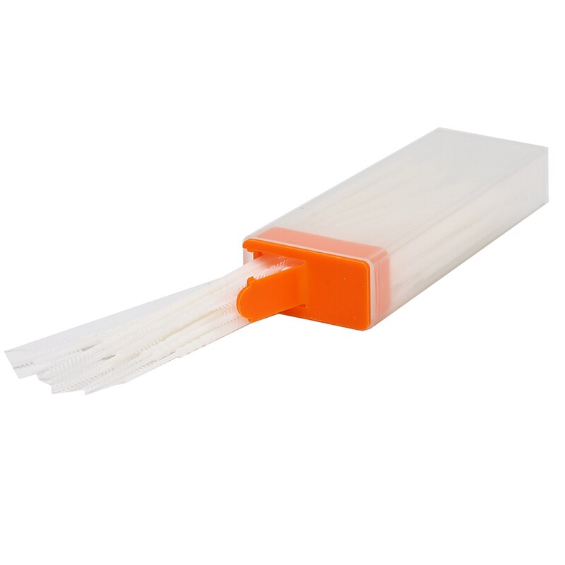 Mondadientes portátiles, palillos de plástico creativos de doble cabeza para limpieza de dientes, mondadientes sin olor ecológicos