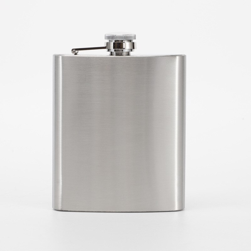 1-10oz Stainless Steel Hip Flask with Funnel Pocket Hip Flask Alcohol Whiskey Hip Flask Screw Cap Portable Drinkware Barware: 8oz  235ml