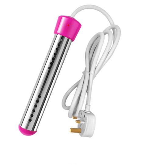 2500W Electric Water Heater Boiler Water Coffee Immersion Travel Instant Macine Portable Pool Heater EU US UK AU Plug: AU Plug / Auto off / Silver