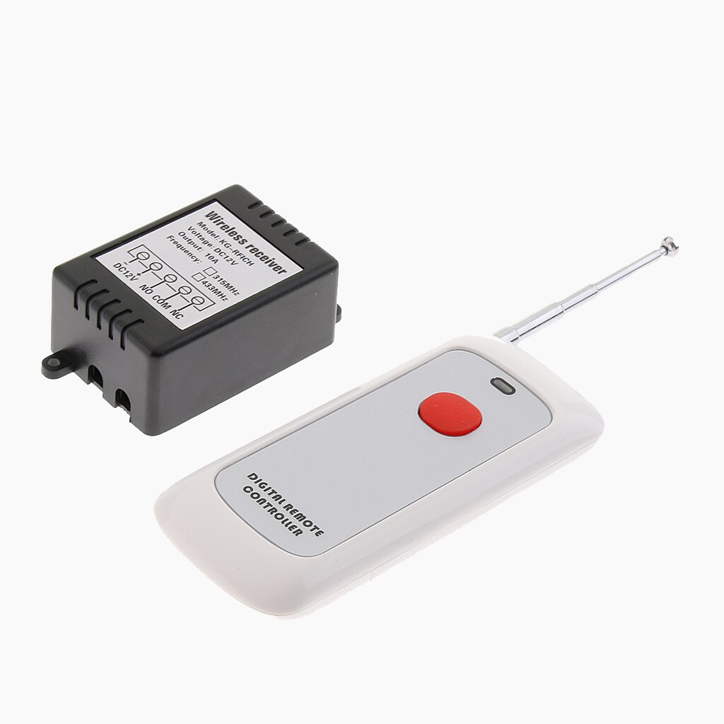 Remote Control Switch Transmitter DC 12V 433mHz 1000m Distance Controller