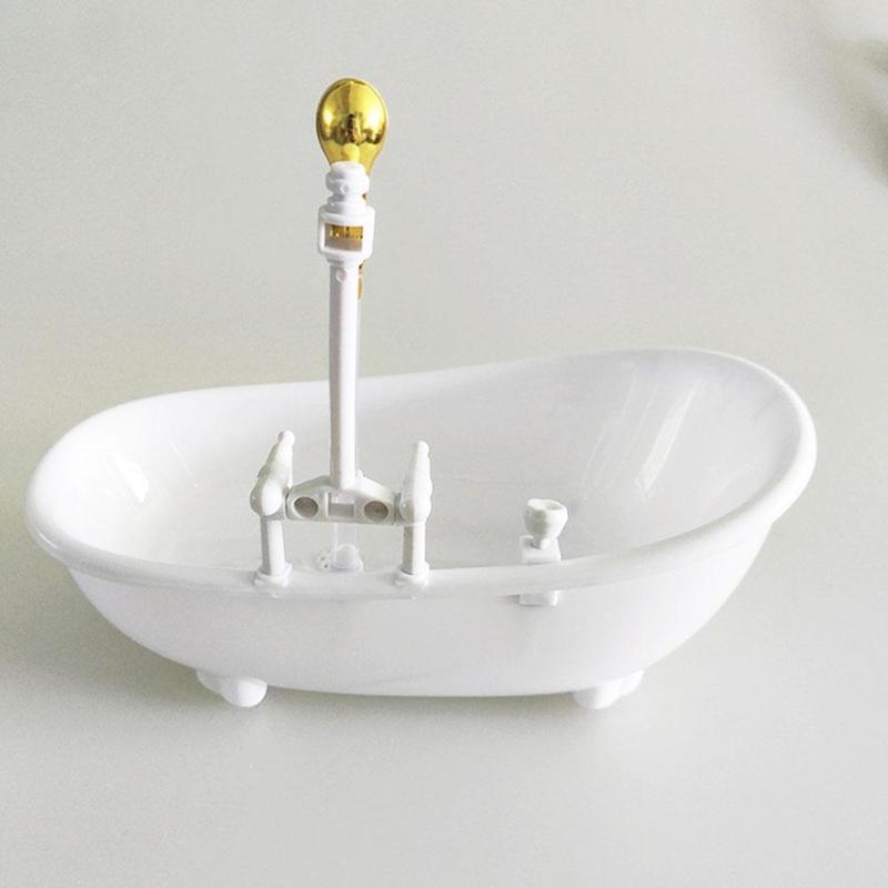 Doll House Automatic Circulating Water Bathtub Bathroom Accessories V2T7