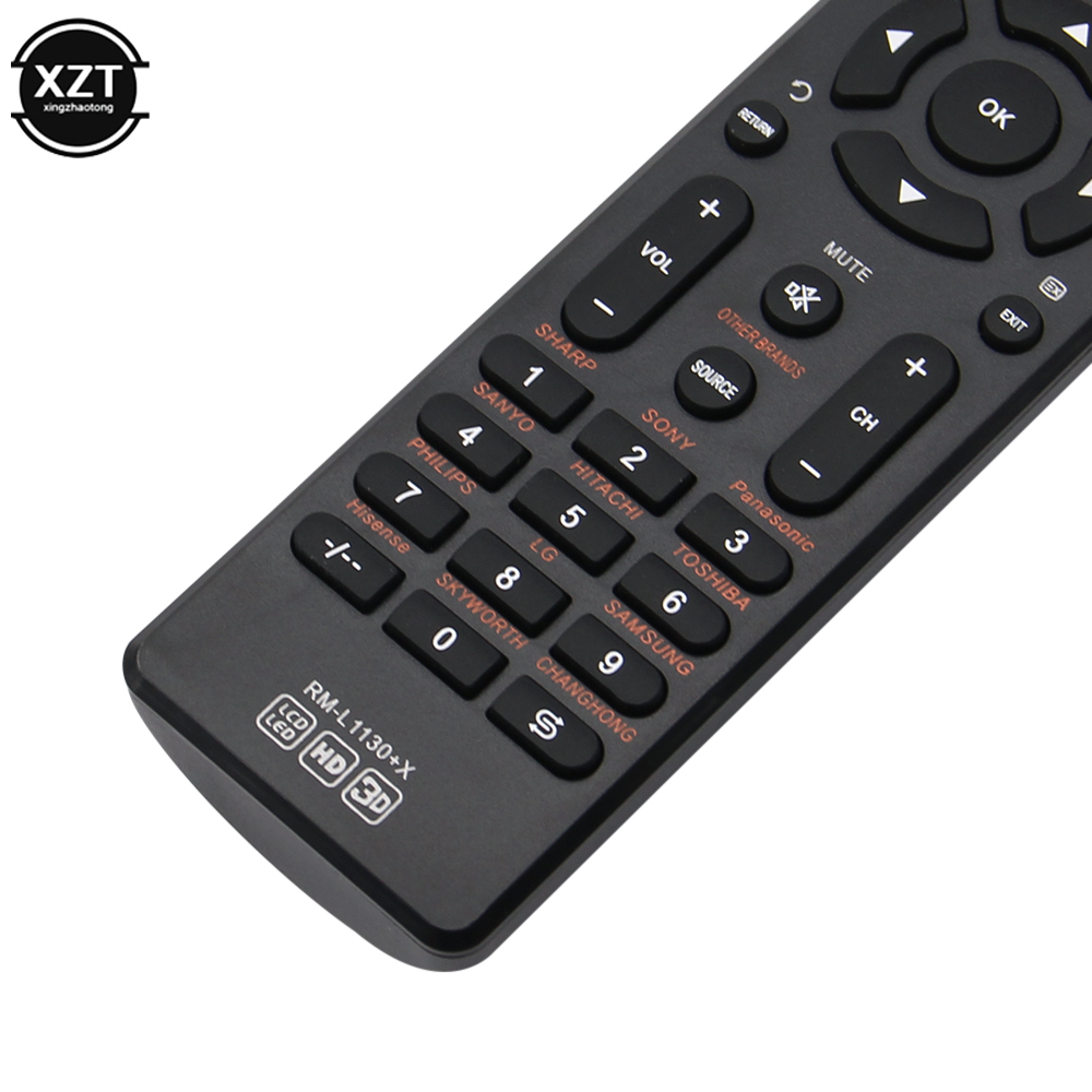 Universal- Fernbedienung Rm-L1130 + X Für Alle Tv Clever Tv Fernbedienung Angenehm Zu Verwenden Für LED TV oder LCD TV